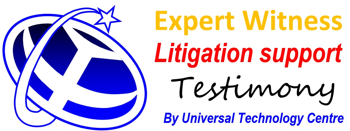 expert witness service in litigation by UTC